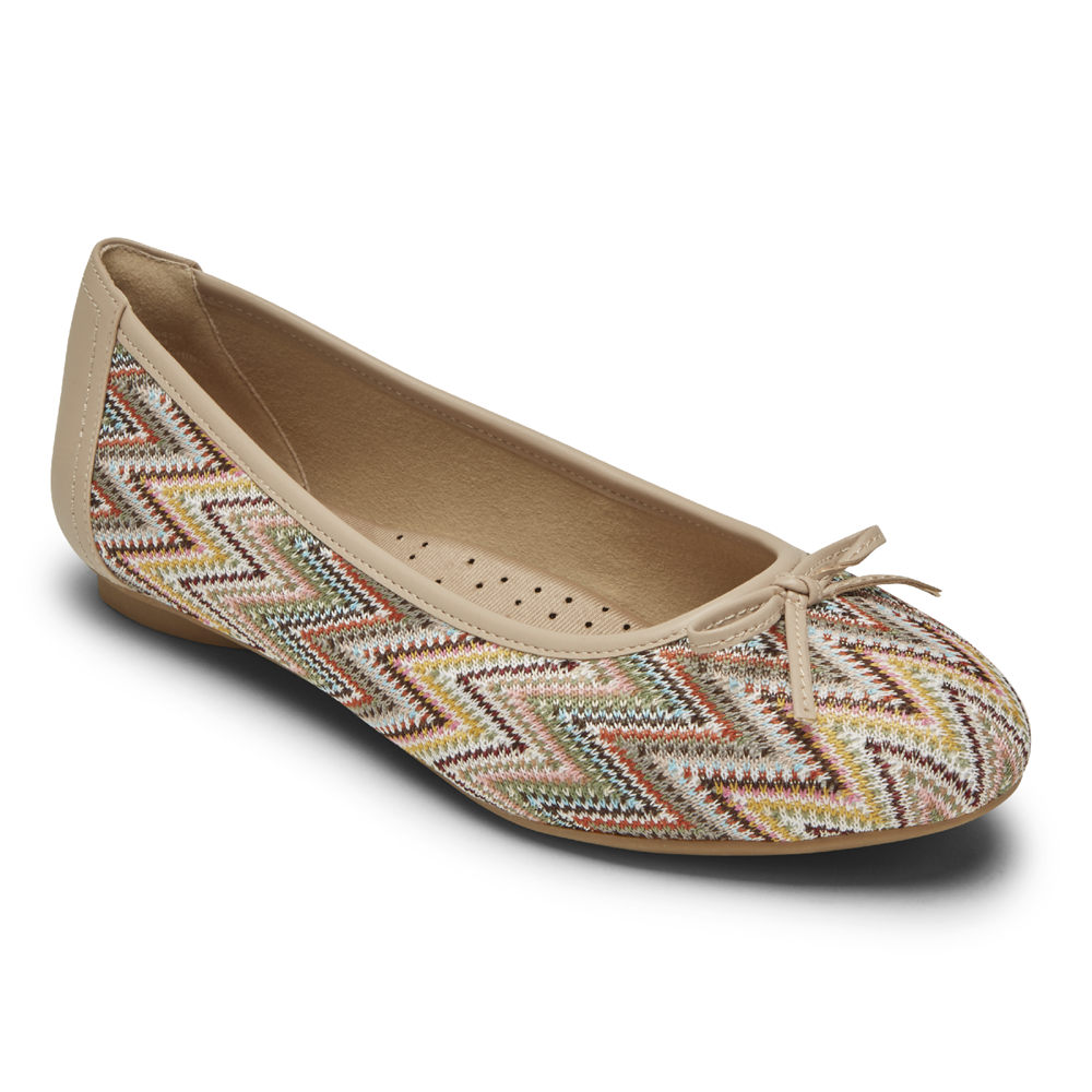 Rockport Flats For Womens Multicolor - Reagan Bow - PS6502978